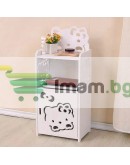 Нощно шкафче и етажерка за баня 2в1 Hello Kitty